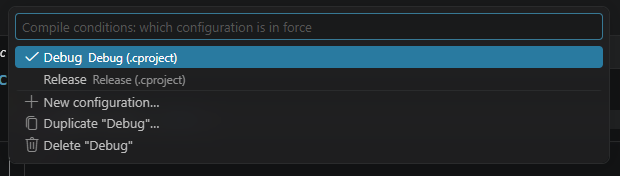 Switching configuration